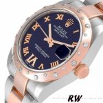 Rolex Datejust 178341 Purple Roman Numeral Dial 31MM Lady Replica Watch - Image 4