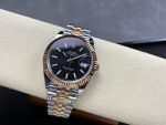 Rolex Datejust 41 Everose Gold Black Dial Jubilee Bracelet 126331 - Image 6