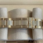 Rolex Yacht-Master 168628 White MOP Dial Yellow Gold 35MM Unisex Replica Watch - Image 6