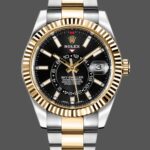 Rolex Sky-Dweller 326933 Black Dial Stainless Steel 42MM Mens Replica Watch