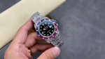 Rolex GMT Master AMG 126710BLRO 40mm With Dual Time & Sapphire Mirror Diamond Watch - Image 2