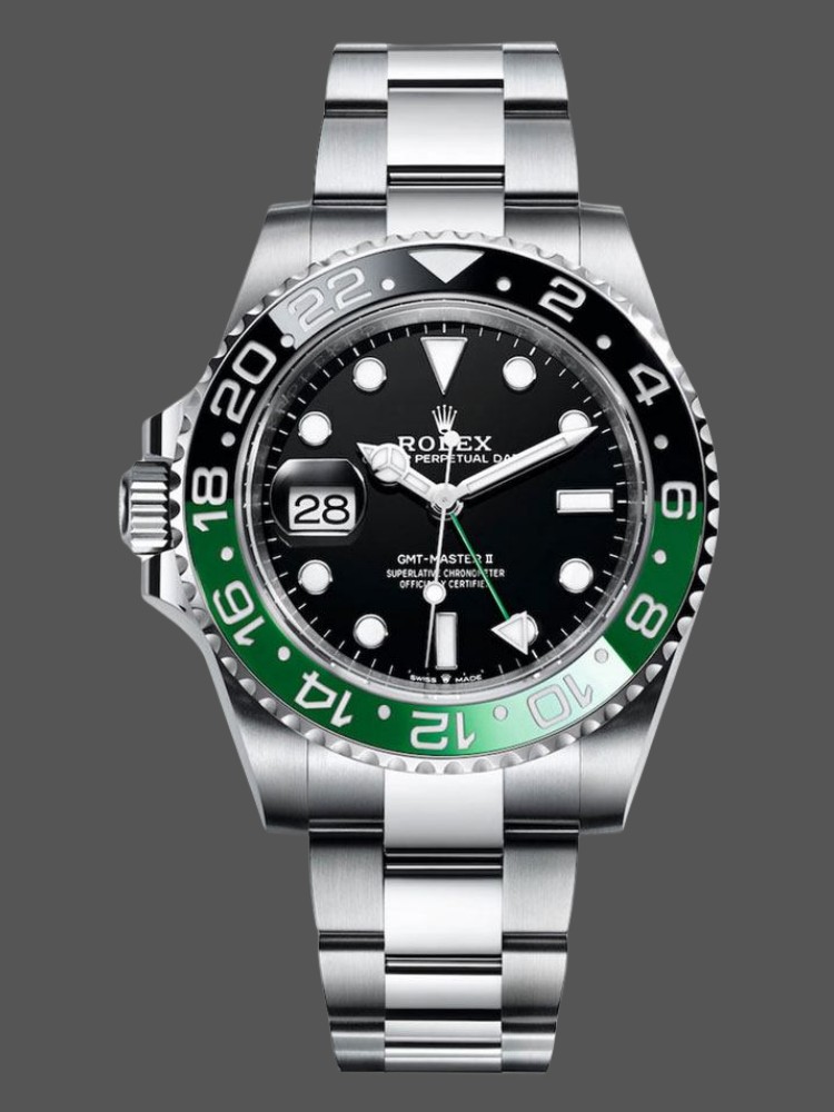 39526096-9AAA-F06B-9EB8-3F1DE3691AEF Rolex GMT-Master II 126720VTNR Black Dial 40MM Mens Replica Watch - Image 1