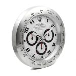 Rolex Daytona Silver Wall Clock - Image 2
