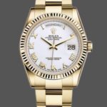 Rolex Day-Date 118238 White Roman numeral dial 36mm Unisex Replica Watch