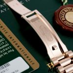 Rolex Day-Date 218235 Champagne Diamonds Dial Rose Gold 41MM Mens Replica Watch - Image 5