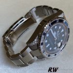 Rolex GMT Master II 116759SA Black Dial White Gold 40mm Mens Replica Watch - Image 5