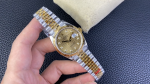 Rolex Datejust 36 126233 0045 Champagne Fluted Motif Diamond Dial - Image 2