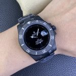 Rolex Submariner DIW Edition Parakeet Carbon Fiber Bezel 116610LB Black Dial - Image 12