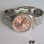 Rolex Oyster Perpetual 176234 Fluted Bezel Pink Diamond Dial 26MM Lady Replica Watch - Image 4