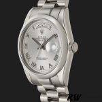 Rolex Day-Date 118209 White Gold Silver Dial Automatic 36mm Unisex Replica Watch - Image 3