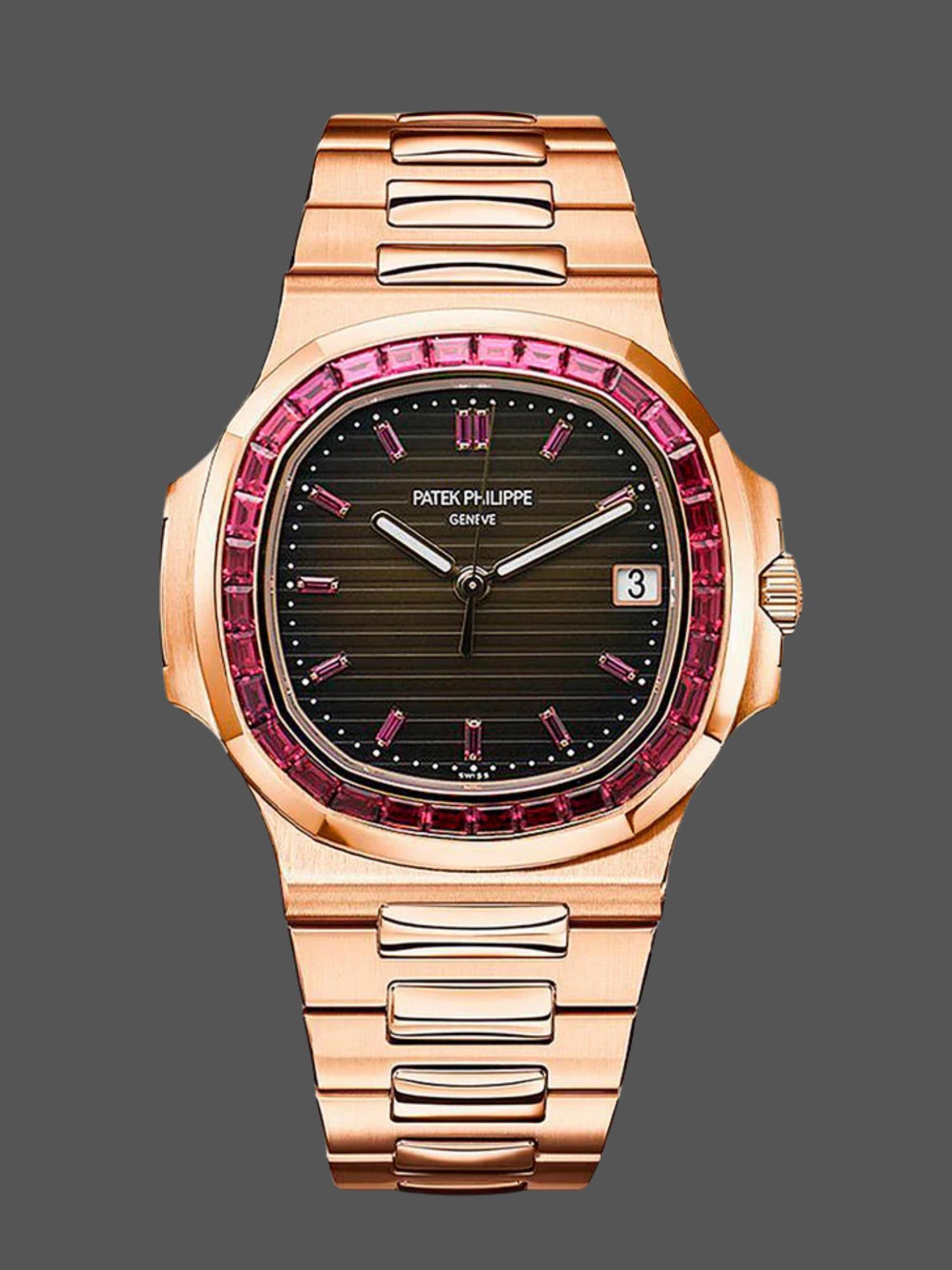 3BDEE088-5B13-2095-ADDF-E98A8F002827 Replica Patek Philippe Nautilus 5723 112R 001 40mm Mens Watch - Image 1