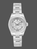Rolex Oyster Perpetual 176234 Silver Maxi Arabic Dial 26mm Lady Replica Watch