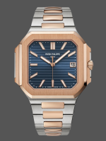 Patek Philippe Cubitus 5821/1AR-001 Stainless Steel Rose Gold Blue Dial Men's Watch