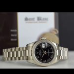 Rolex Datejust 179179 Black Roman Numeral Dial Fluted Bezel 26MM Lady Replica Watch - Image 4