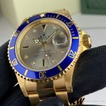 Rolex Submariner 16618 Serti Dial Blue Bezel 40mm Mens Replica Watch - Image 4