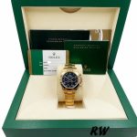 Rolex Daytona 116528 Yellow Gold Blue Racing Dial 40mm Mens Replica Watch - Image 12