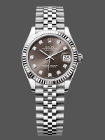 Rolex Datejust 278274 0008 Dark Grey 31mm Dial Jubilee Women's Watch