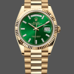 Rolex Day Date 36 Yellow Gold Automatic Green Diamond Dial M128238 0130