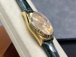 Rolex Day Date 36 Yellow Gold Champagne Dial 118138 0125 Green Strap - Image 7