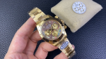 Rolex Daytona 116508 Yellow Gold Black Mother Of Pearl Dial 40MM Mens Replica Watch - Image 2