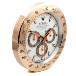 Rolex Daytona Rose Gold & White Wall Clock - Image 2