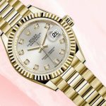 Rolex Datejust 279178 Silver Diamond Mark Fluted Bezel 28mm Lady Replica Watch - Image 3