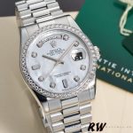 Rolex Day Date 118346 White MOP Dial 36mm Unisex Replica Watch - Image 3