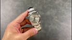 Rolex Oyster Perpetual 41mm Smooth Bezel Oyster Bracelet Silver Dial 124300 0001 - Image 2