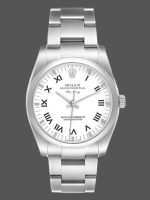 Rolex Oyster Perpetual Air-King 114200 White Dial 34mm Unisex Replica Watch