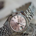 Rolex Datejust 279174 Stainless Steel Pink Index Dial 28mm Lady Replica Watch - Image 12