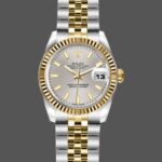 Rolex Datejust 179173 Silver Index Dial Fluted Bezel 26MM Lady Replica Watch