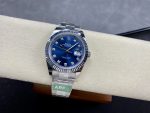 Rolex Datejust 126334 0015 Fluted Bezel Blue Diamond Dial 41MM Mens Replica Watch - Image 6