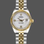 Rolex Datejust 179173 White Dial Diamonds Fluted Bezel 26MM Lady Replica Watch