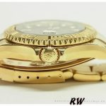 Rolex Yacht-Master 169628 Yellow Gold Black MOP Dial 29MM Lady Replica Watch - Image 5