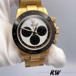 Rolex-Daytona 116528 Yellow Gold White Dial 40mm Mens Replica Watch - Image 2