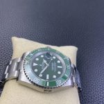 Rolex Submariner Date 116610LV Stainless Steel Oyster 40MM Green Dial Mens Replica Watch - Image 6