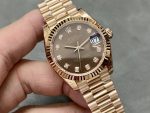 Rolex Datejust 31mm Chocolate Dial Diamond Markers m278275 0010 Women's Watch - Image 4