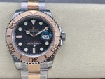 Rolex Yacht-Master 126621 EverRose Gold Black Dial 40MM Mens Replica Watch - Image 3