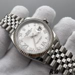 Rolex Datejust 126234 0029 Silver Diamond Roman Dial 36MM Women's Watch - Image 12