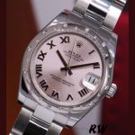 Rolex Datejust 178344 Pink Roman Dial 31MM Lady Replica Watch - Image 2