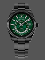 Rolex DiW Sky Dweller 326934 Green Dial 40MM Men's Watch