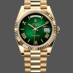 Rolex Day Date 40 Yellow Gold Green Ombre Dial M228238 00691