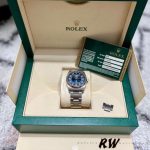 Rolex Oyster Perpetual Air-King 114234 Blue Dial Stainless Steel Oyster 34mm Unisex replica watch - Image 5