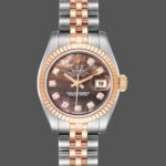 Rolex Datejust 179171 Black Mother of Pearl Diamond Dial 26MM Lady Replica Watch