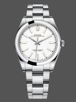 Rolex Oyster Perpetual 114300 White Dial 39mm Mens Replica Watch