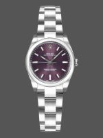 Rolex Oyster Perpetual 176200 Grape Red Dial 26mm Lady Replica Watch