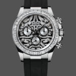 Rolex Daytona 40mm Eye of the Tiger White Gold Diamond Dial Oysterflex 116589TBR