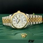 Rolex Datejust 126233 White MOP Diamond Dial Fluted Bezel 36MM Unisex Replica Watch - Image 23