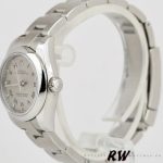 Rolex Oyster Perpetual 176200 Silver Roman Numeral Dial 26mm Lady Replica Watch - Image 3
