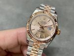 Rolex Datejust 28 Stainless Steel and Everose Gold 279171 0023 Rose Index Jubilee Lady Watch - Image 5